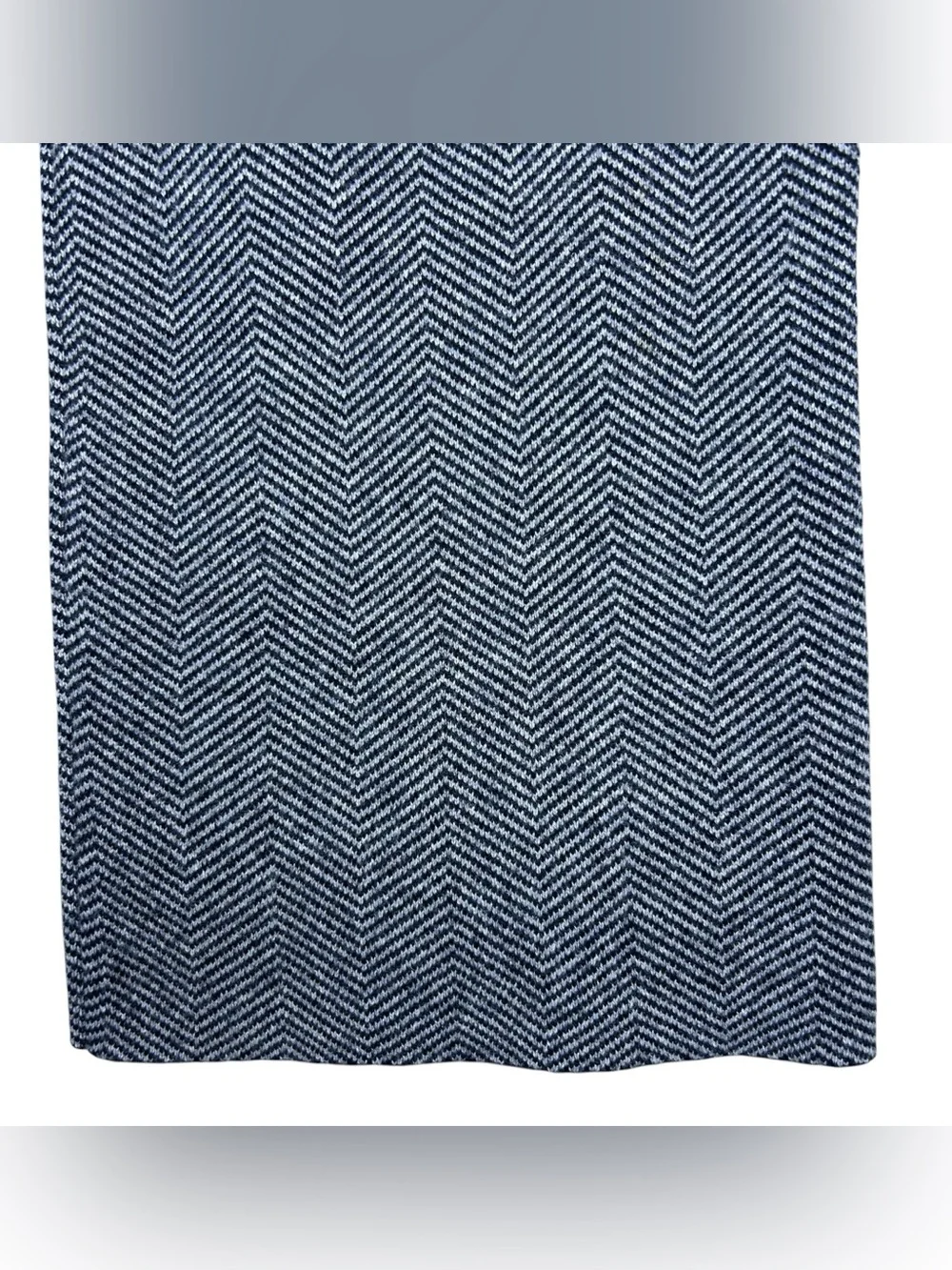 100% Cashmere Herringbone Wide Leg Pants Womens L Sheng Tang Peony Minimalist